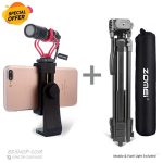 Zomei -T90-Tripod-360-Rotation-Mobile-Holder-Microphone-Adapter-Discount-offer