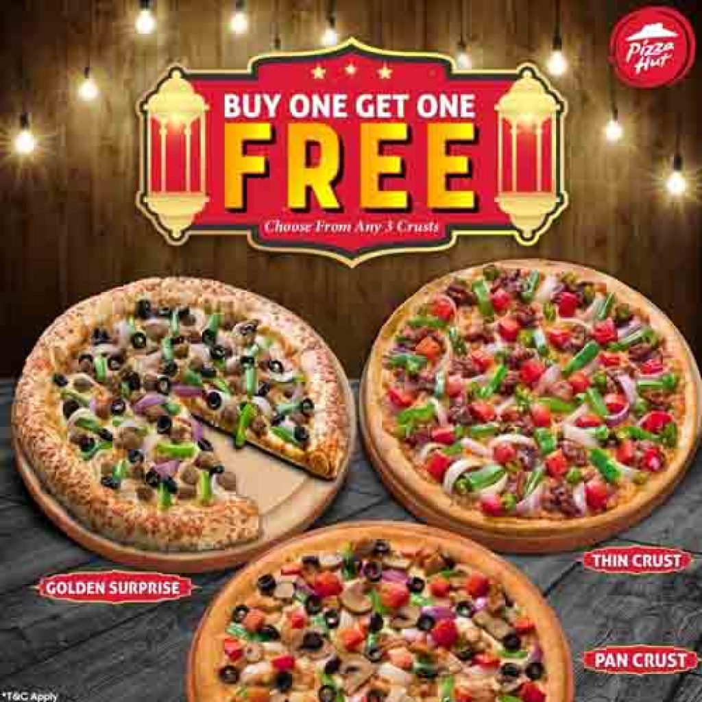 Pizza Hut BD Buy 1 Get 1 Free Ramadan 2021 Offer