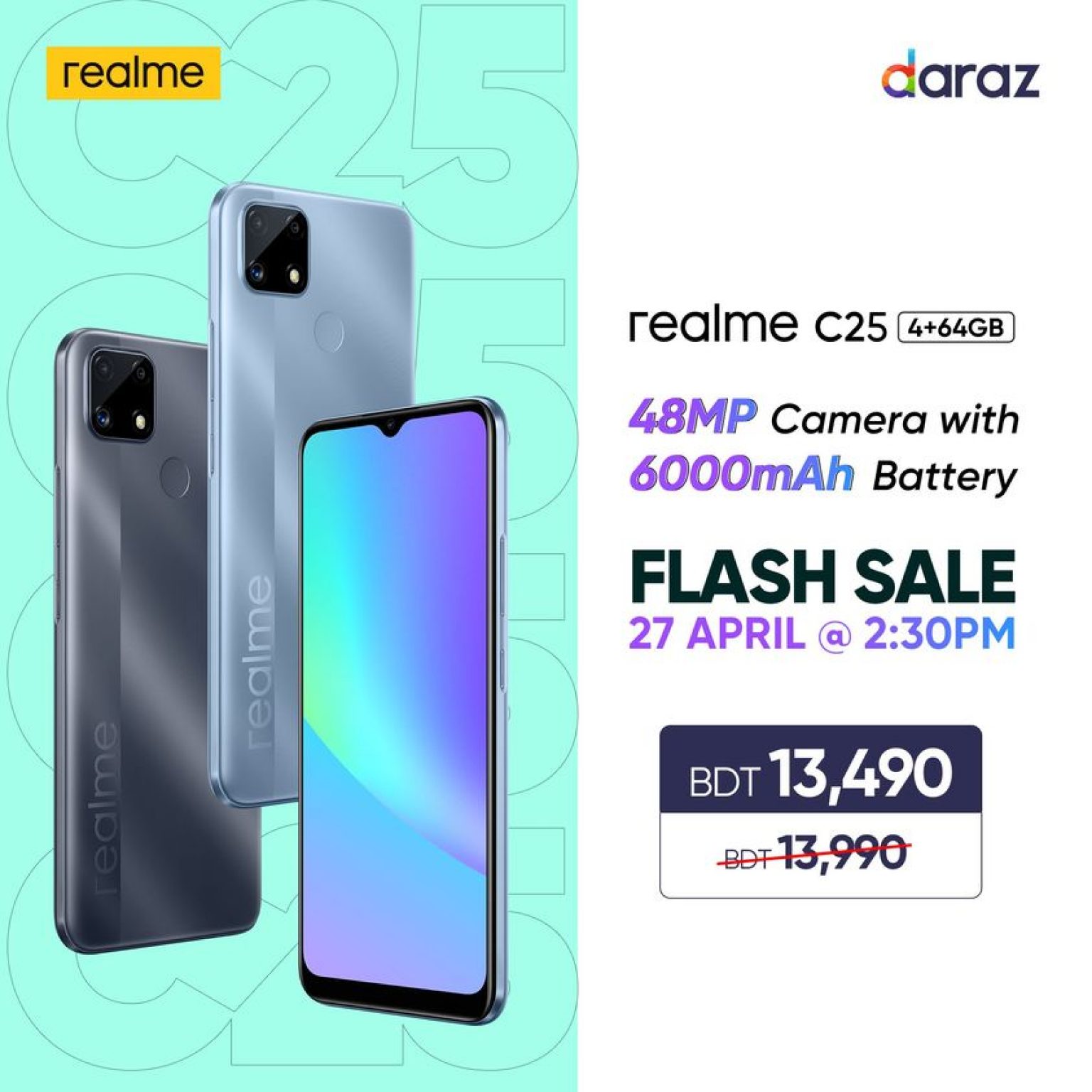 Realme C25 Offer EMI রিয়েলমি সি২৫ Price in Bangladesh