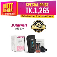 Jumper-JPD-500D-OLED-Version-Fingertip-Pulse-Oximeter-with-2pcs-AAA-Battery-1-Year-Full-Replacement-Warranty-FDA-CE Approved