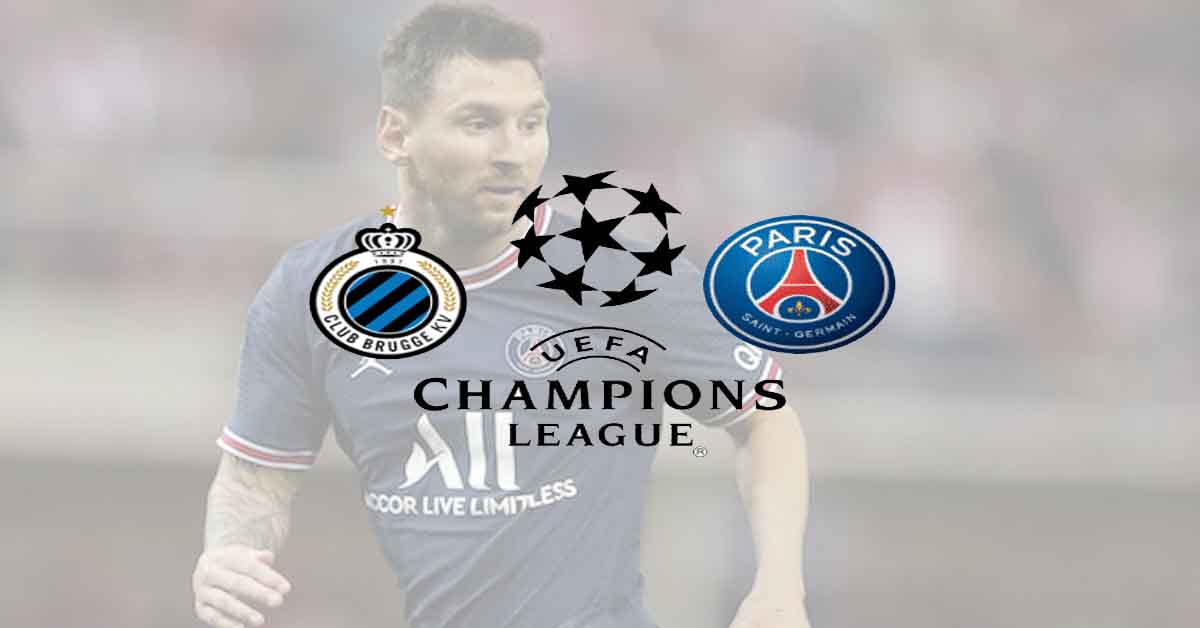 PSG vs Club Brugge Live Stream  UEFA Champions League 2021