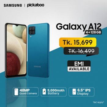 Samsung Galaxy A12 Pickaboo Offer