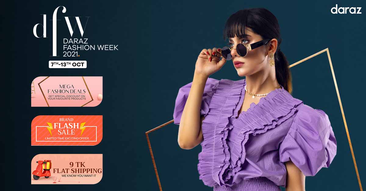 Daraz Fashion week 2021 Mega Discount Offer