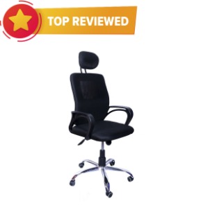 High-Back Headrest Executive Mesh Conference Chair