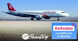 Air Arabia – ShareTrip- Air Ticket – 7% Discount Offer