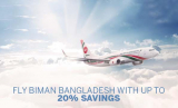 Biman Bangladesh – Air Ticket – City Bank Amex Card 20% Discount Offer