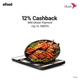 eFood – Bkash – Up to ৳1200 Cashback Offer