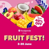 Foodpanda – Mango – Lychee – Banana – Apple – Up to 40% Discount