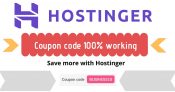 Hostinger Coupon Code – Up to 84% Discount + Extra $20 Save