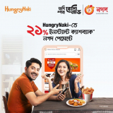 HungryNaki – Nagad – 21% Cashback Offer