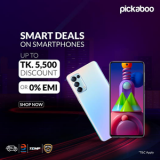 Up to ৳5,500 Discount – Smartphones – 0% EMI – Pickaboo