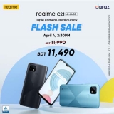 Realme C21 -4/64 GB –  Daraz – EMI – 4% Discount Offer