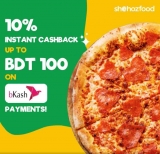 Shohoz Food – Bkash – 10% Cashback Offer