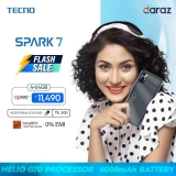 TECNO Spark 7 – 4/64 GB – Discount, EMI, Free internet Offer